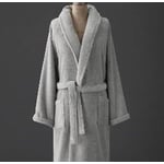 RH recalled robe in light gray